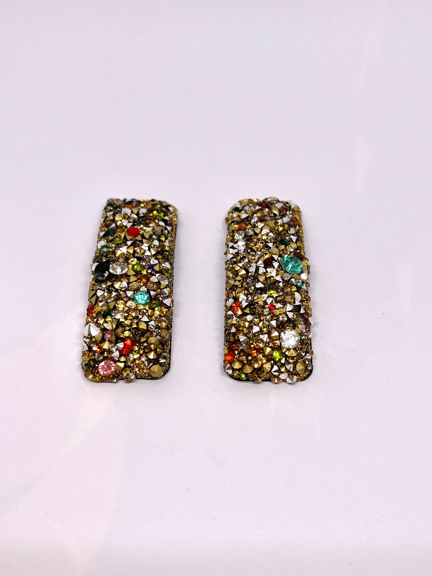 RECTANGULAR HAIR CLIP/ FERMA CIUFFI GIOIELLO RETTANGOLARI