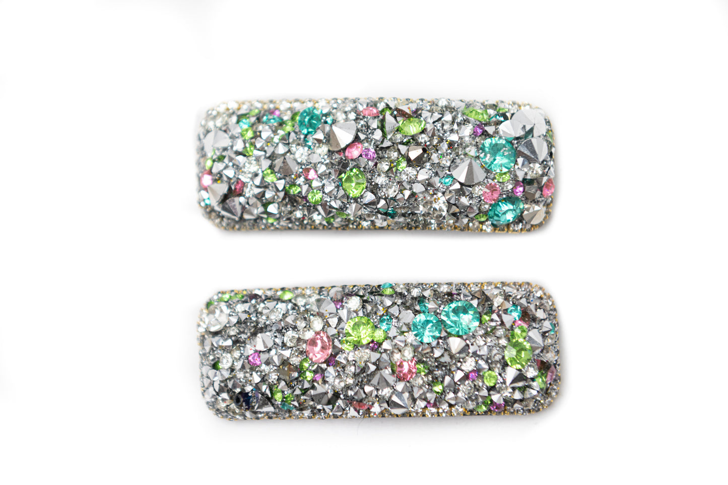 RECTANGULAR HAIR CLIP/ FERMA CIUFFI GIOIELLO RETTANGOLARI