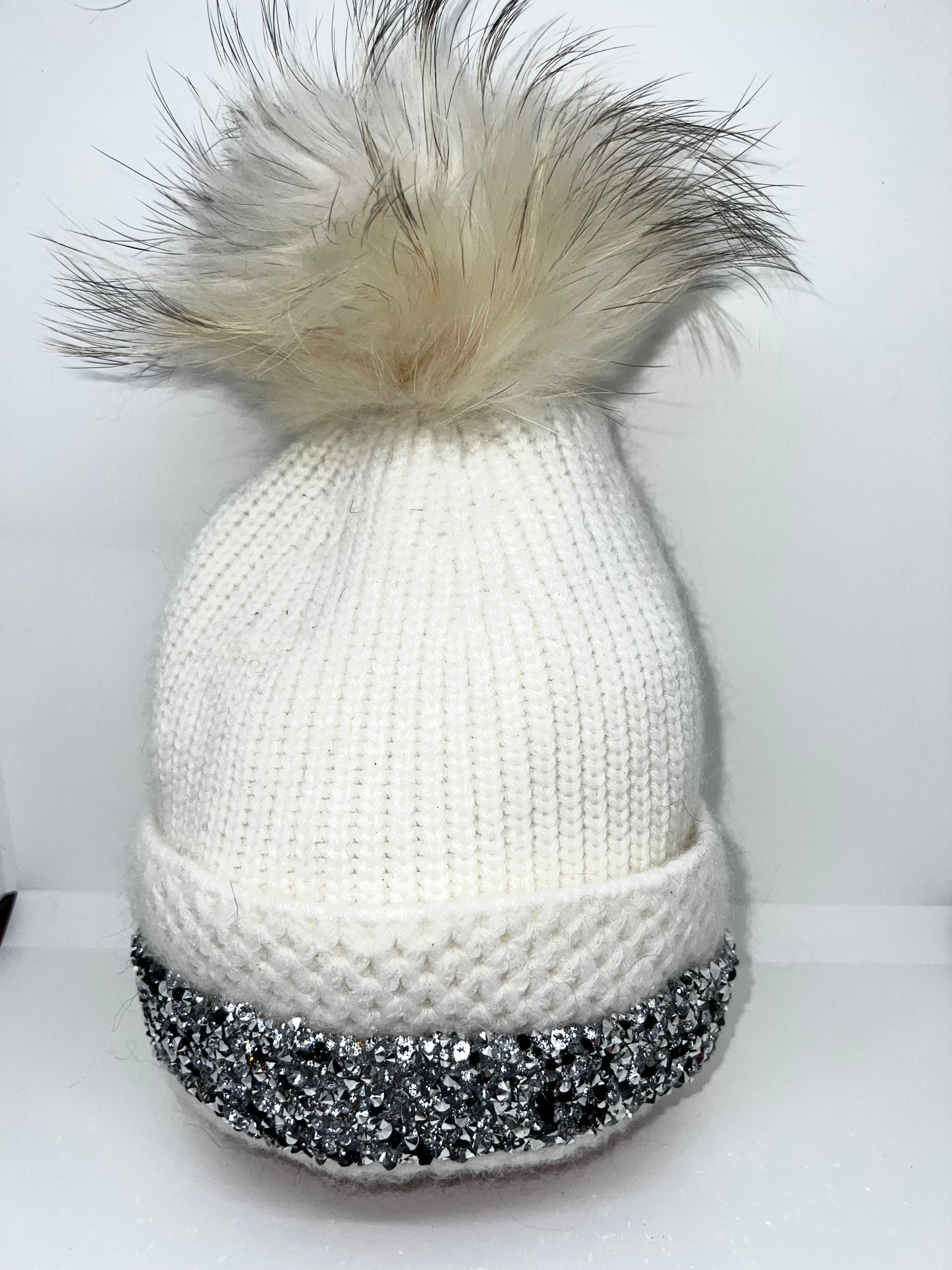 Cuffia bianca Bantine angora viscosa