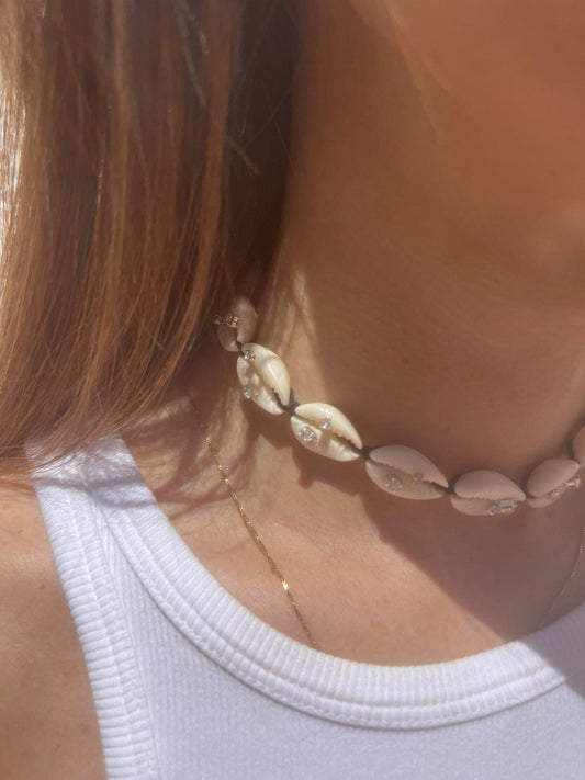 Collanine conchiglie cristalli