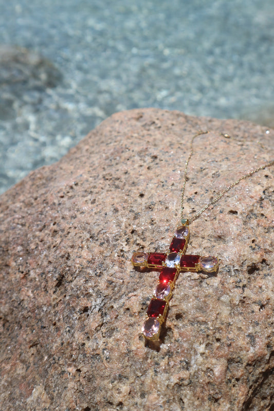 collanina croce bosa