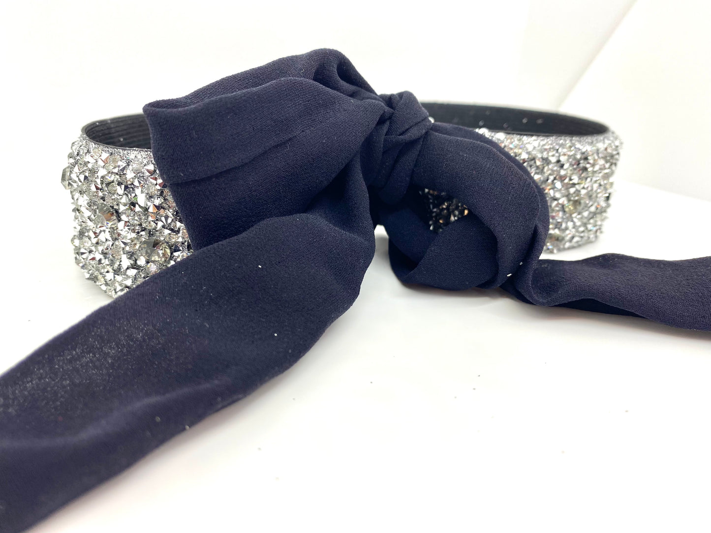 Foxi silk bow belt