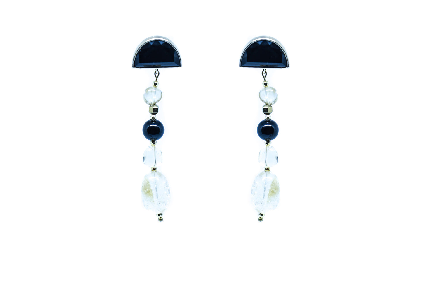 Boucles d'oreilles en os
